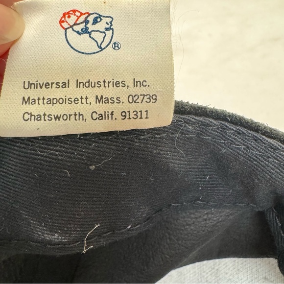 Vintage NBA Blazers SnapBack Hat Cap Suede Leather Universal Industries - Picture 7 of 10